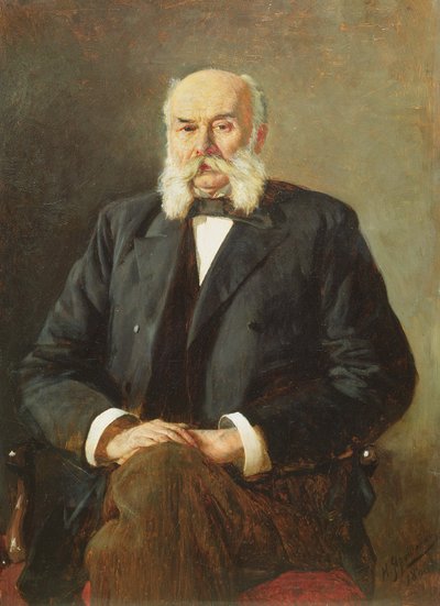 Portrait of Ivan Gontcharov by Nikolai Aleksandrovich Yaroshenko